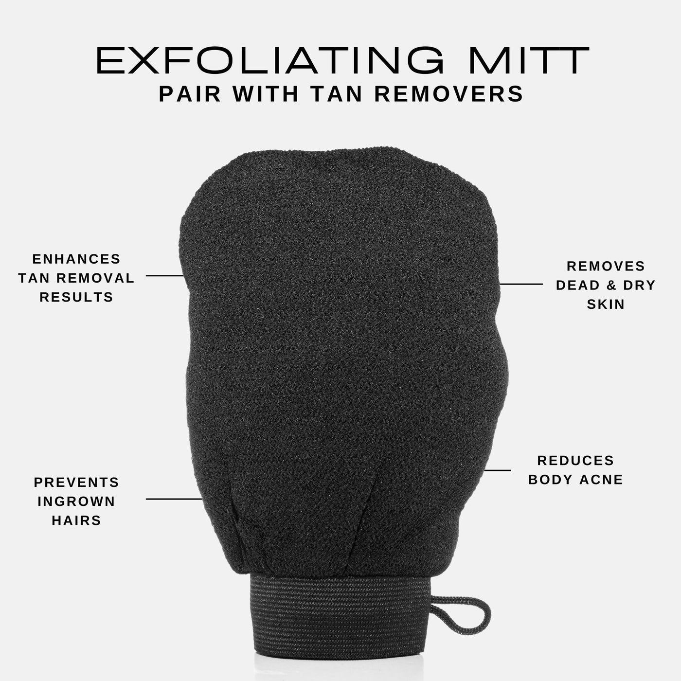 Black Exfoliating Mitt