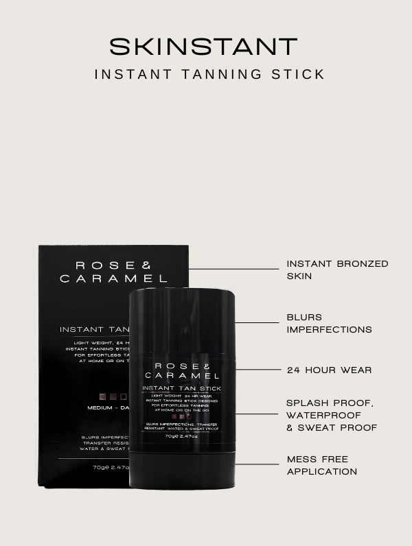 instant tanning stick, instant tan stick, bronze tanning stick, transfer free tanning stick, instant tan stick and mini mitt