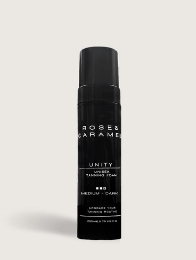 tanning foam, fake tan, unisex tanning foam, deep brown fake tan, fake tan guy