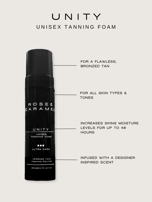tanning foam, fake tan, unisex tanning foam, deep brown fake tan, fake tan guy