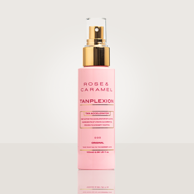 tanplexion tanning accelerator, rapid tan accelerator, carrot oil, tan accelerator spray, extreme tan, fast acting, water based, original tanplexion