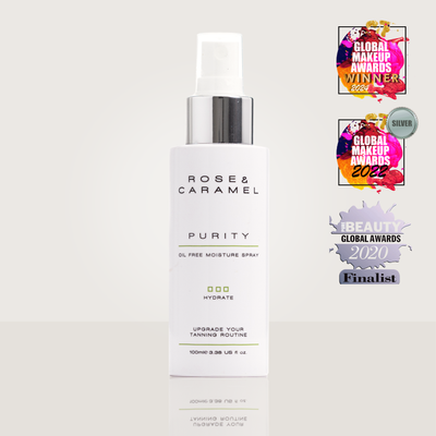 purity hydrate, self tan extender, hydrate tan, self tan prep, fake tan prep, oil free moisture spray